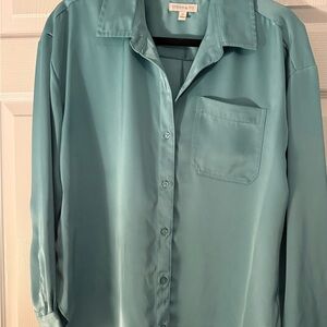 Crown & Ivy Light Blue Blouse